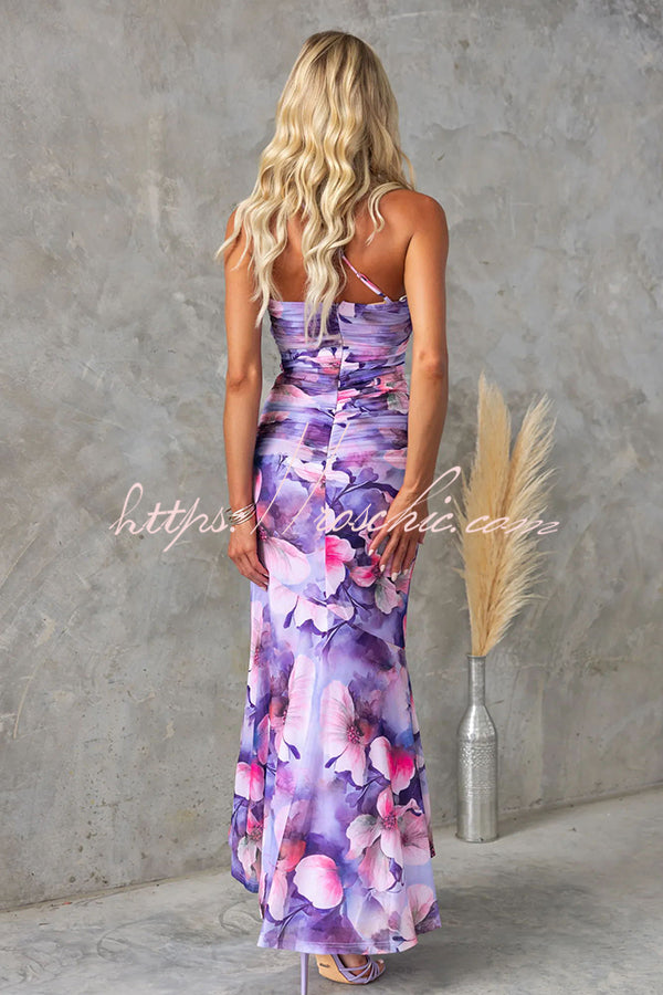 Maxi Dress Floral Print - Klasseva USA