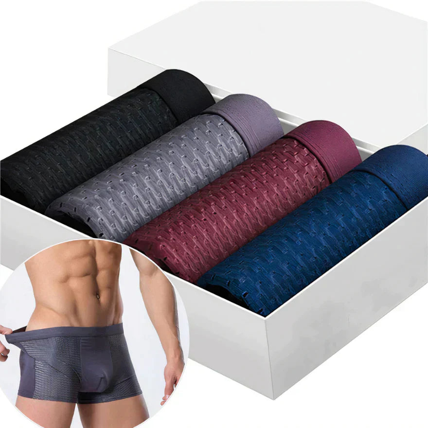 BAMBOO FIBER BOXER SHORTS - FOR ALL-DAY COMFORT - Klasseva USA