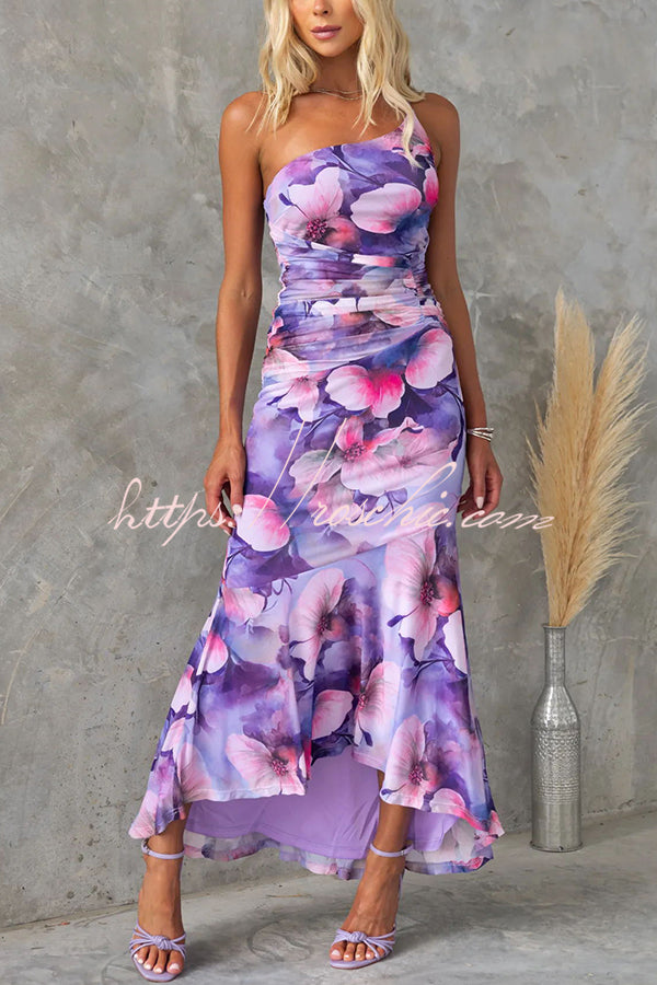 Maxi Dress Floral Print - Klasseva USA